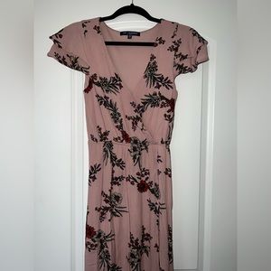 Marshall’s “One Clothing” Floral Faux Wrap Dress in Mauve Pink. Gently used.
